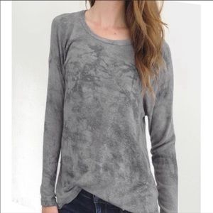 American Eagle soft and sexy plush gray top small